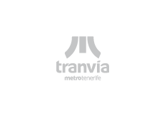 Logotipo del tranvia (Metropolitano de Tenerife), uno de los clientes de interjardin
